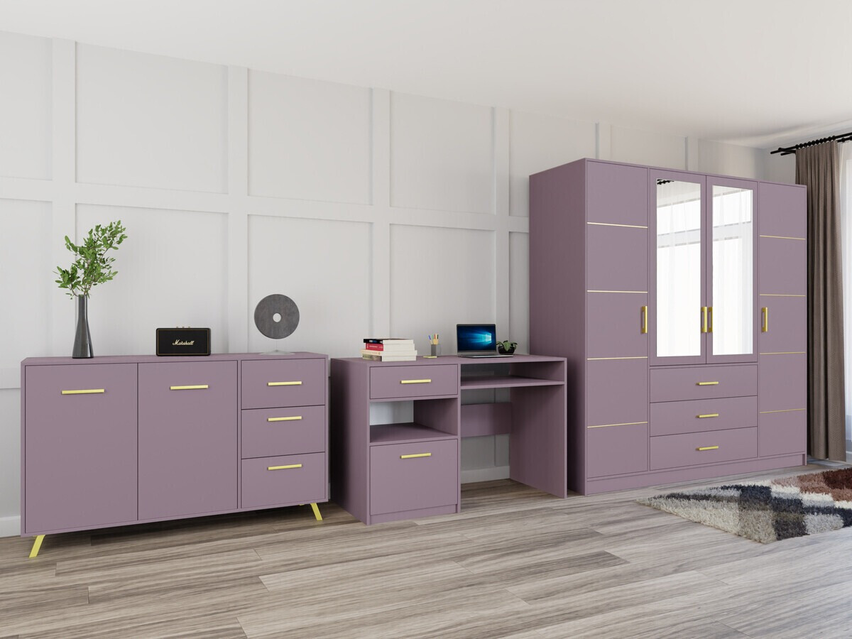 Mēbeļu komplekts Dortivu 121 (Violets)