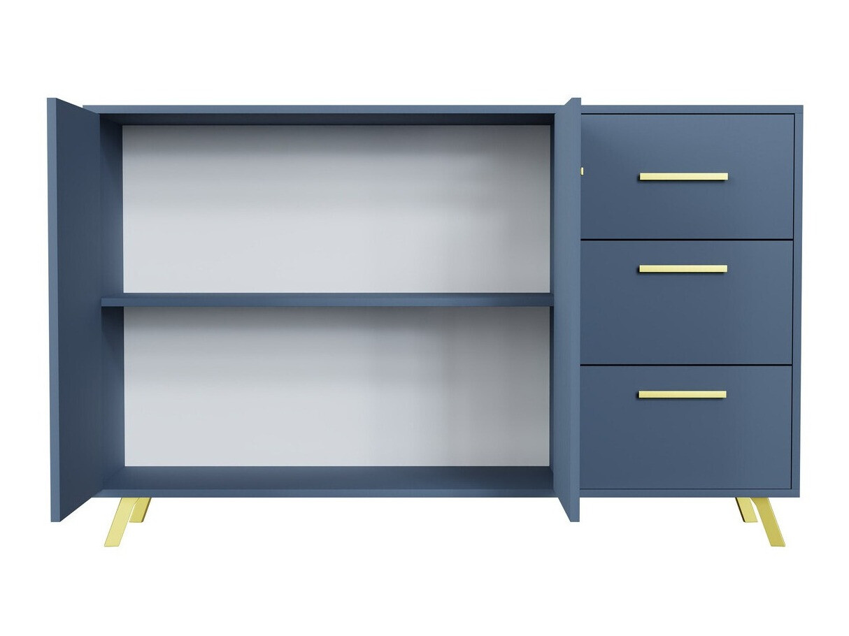 Mēbeļu komplekts Dortivu 121 (Zils)