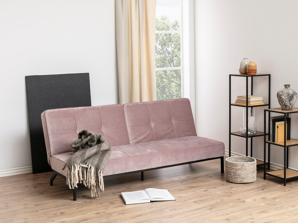 Dīvāns gulta Norsica 243 (Tumši rozā)