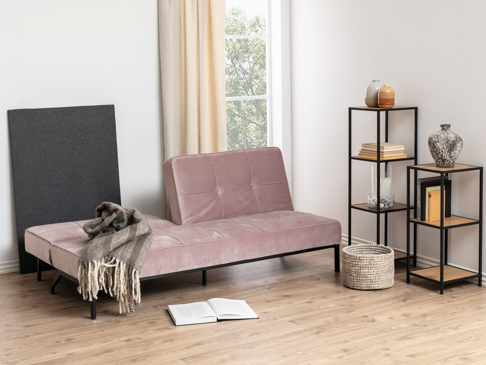 Dīvāns gulta Norsica 243 (Tumši rozā)