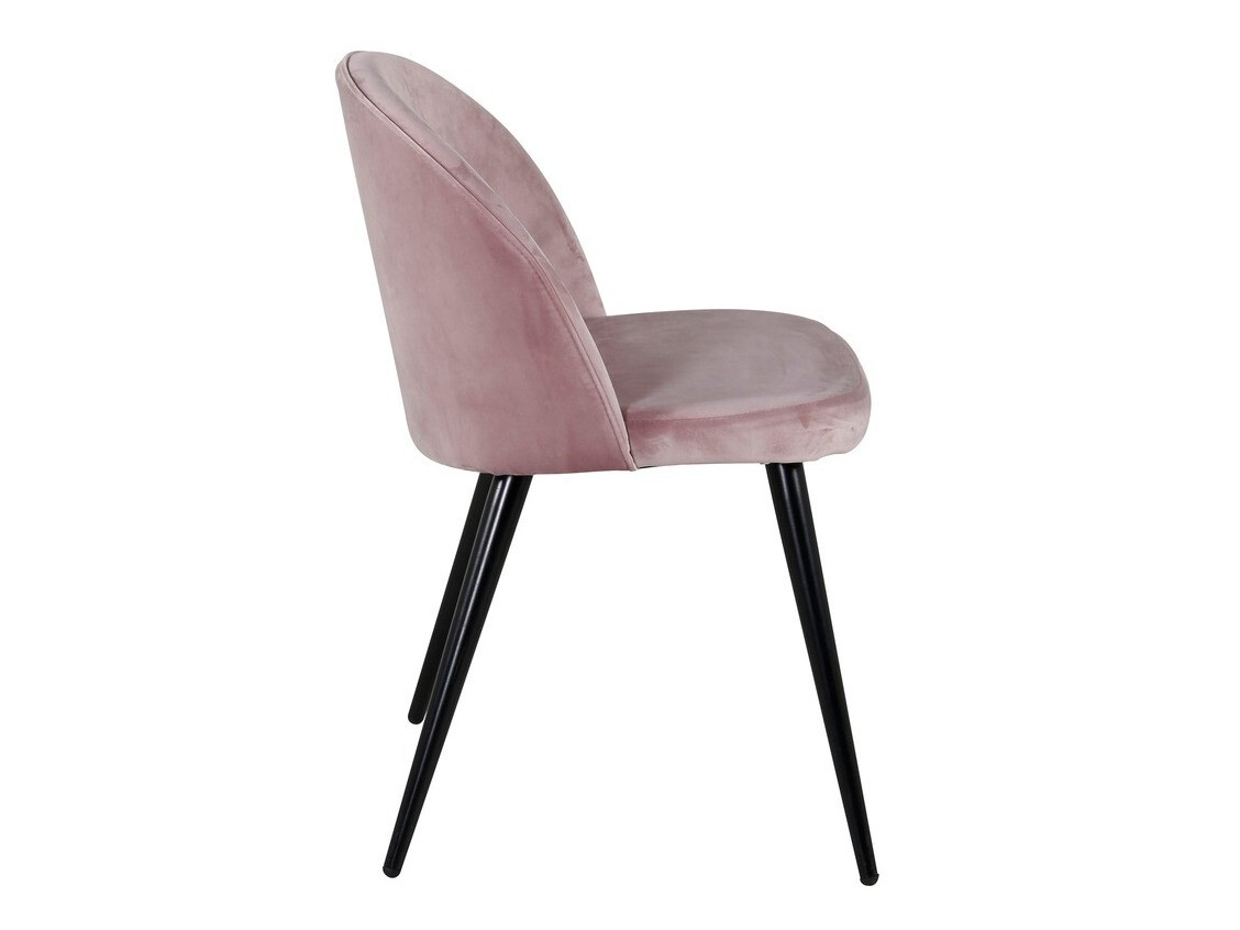 Krēsls Dallas 153 (Dusty rozā + Melns)
