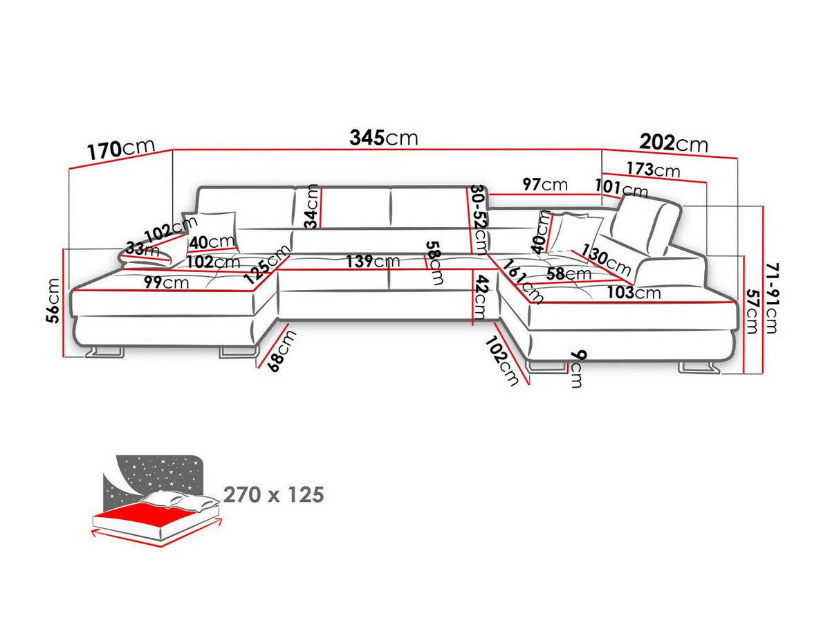 Stūra dīvāns Comfivo 190 (Soft 017 + Uttario Velvet 2979 + Uttario Velvet 2955 St)