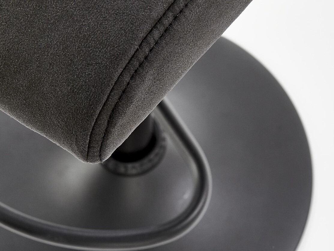 Низкий барный стул Houston 970 (Тёмно-серый + Чёрный)