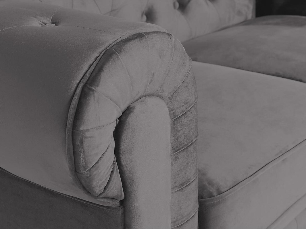 Chesterfield dīvāns Manor House Ophfenu 105 (Tumši pelēks)