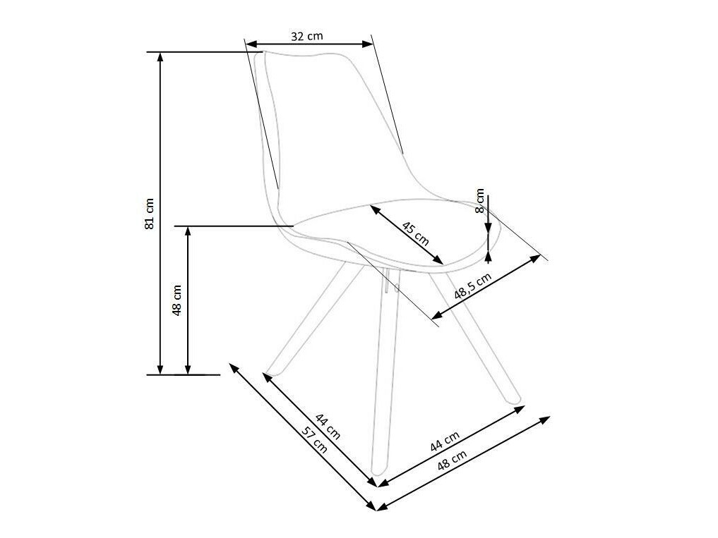 Krēsls Houston 251 (Melns)