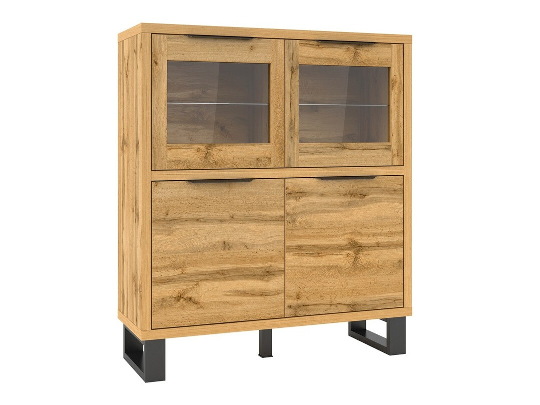 Plaukts Avicavu 103 (Votan ozols + Melns)