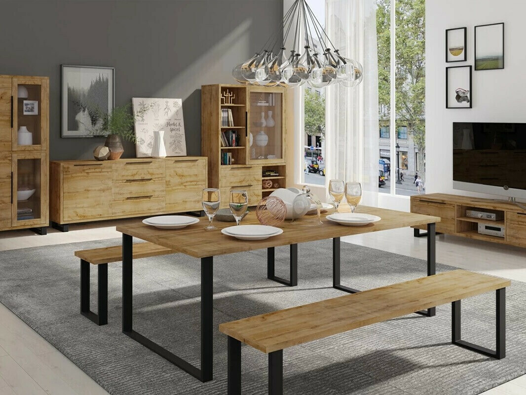 Galds Avicavu 111 (Votan ozols + Melns)