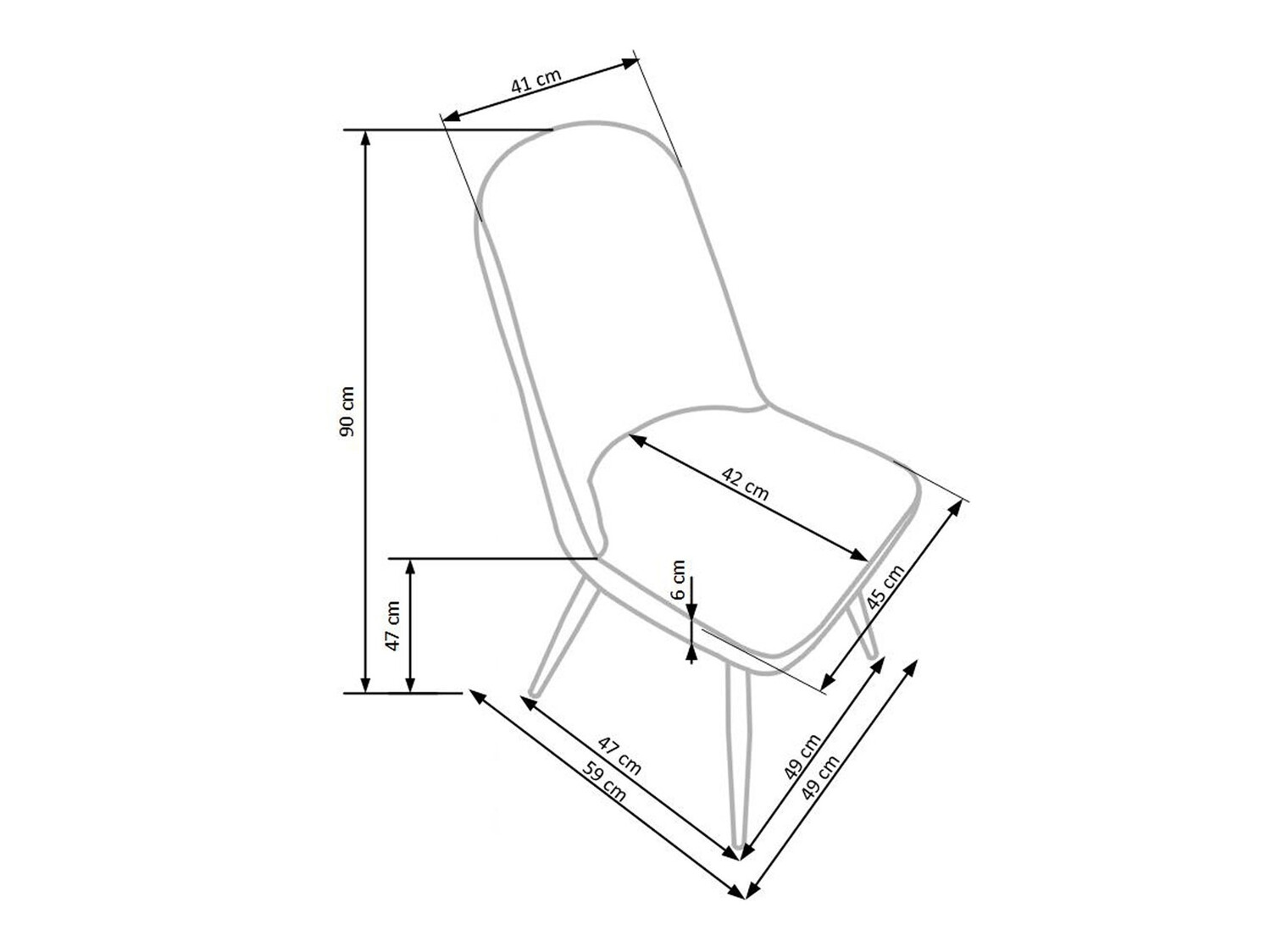 Krēsls Houston 562 (Krēms + Medus ozols)