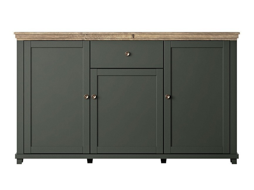 Kомод Tolnue 106 (Темно-зеленый + Дуб лефкас)