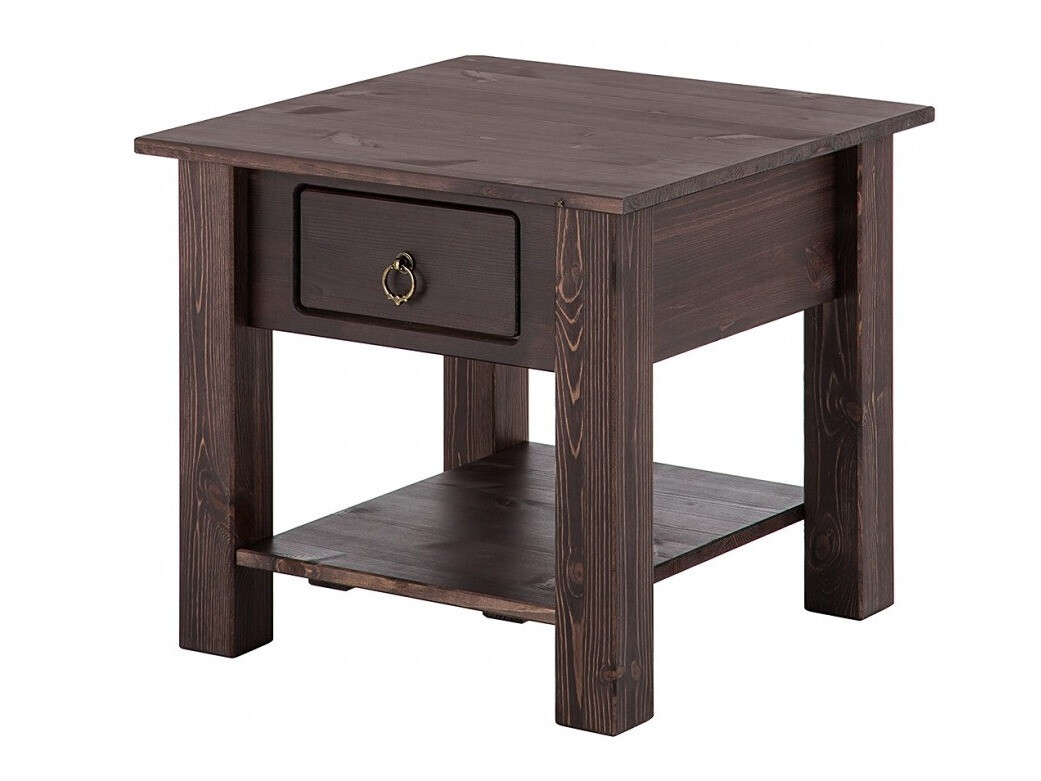 Kafijas galdiņš Denton 121 (Tumši brūns)