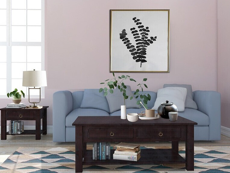 Kafijas galdiņš Denton 121 (Tumši brūns)