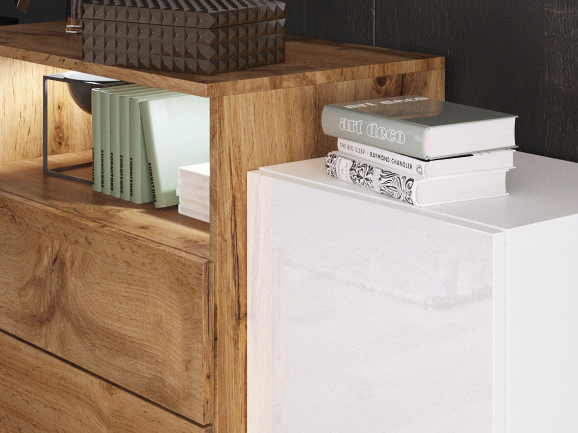 Kомод Sarasota 127 (Дуб вотан)