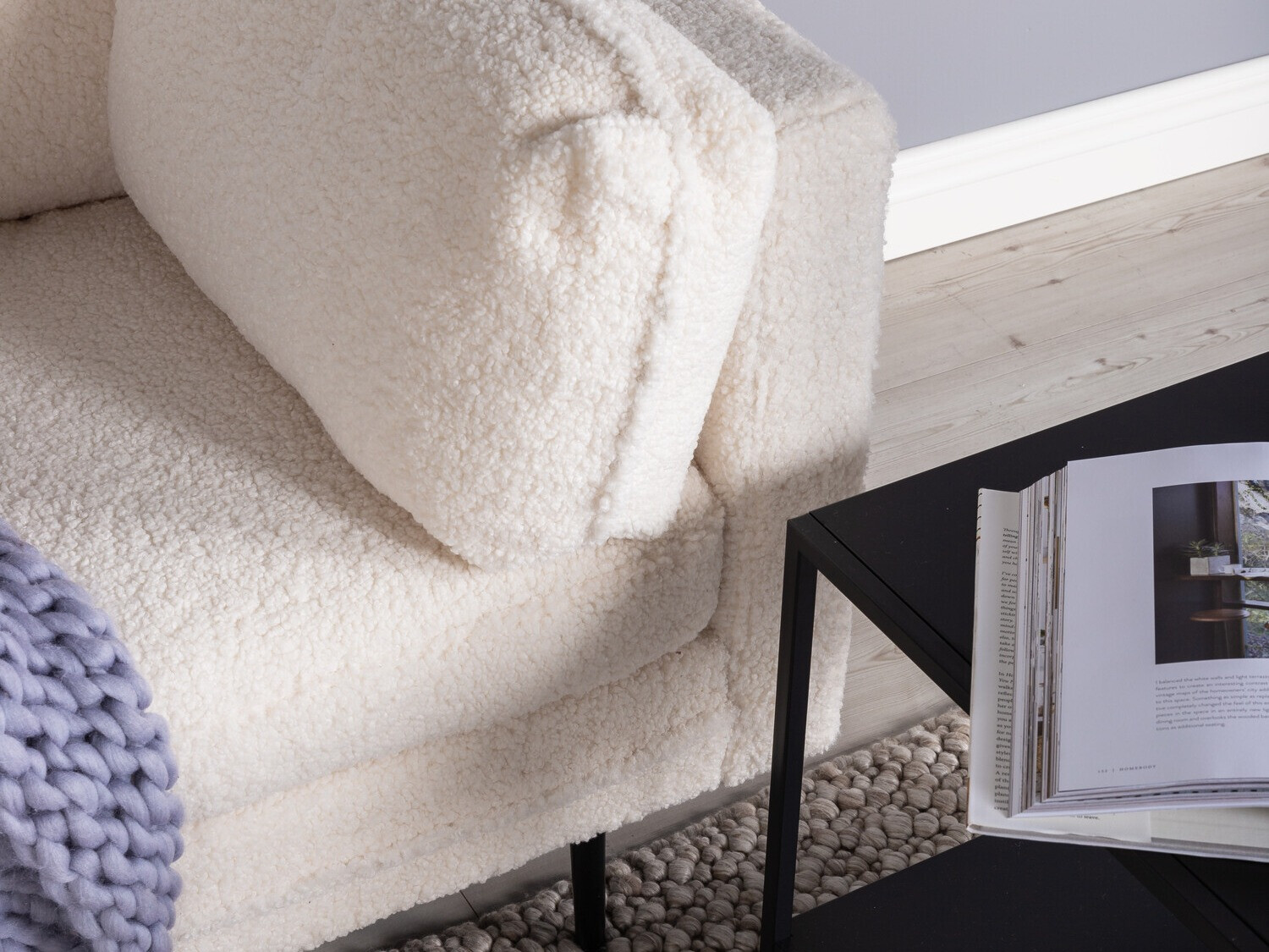 Кресло Dallas 100 (Белый + Чёрный)