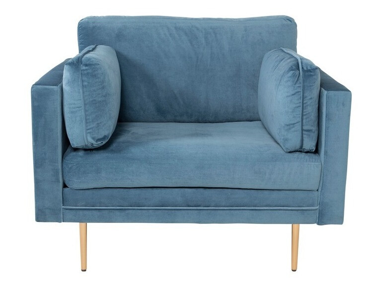 Кресло Dallas 100 (Синий + Коричневый)