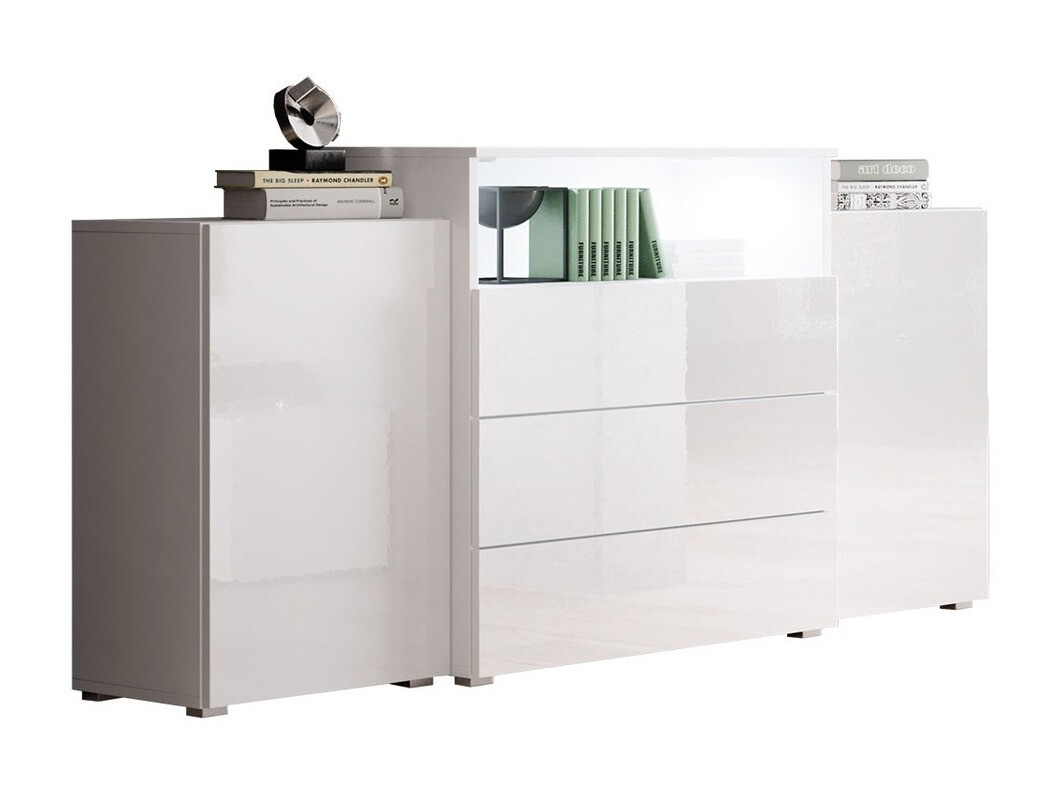 Kumode Sarasota 127 (Balts + Glancēts balts)