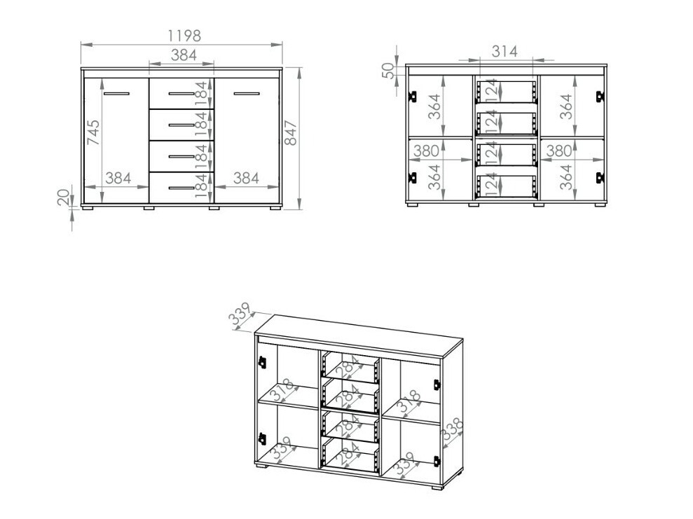 Kомод Calvere 110