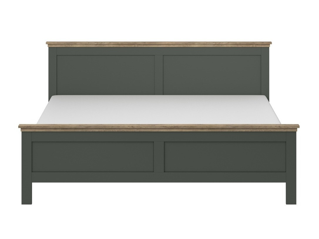 Кровать Tolnue 119 (Темно-зеленый + Дуб лефкас)