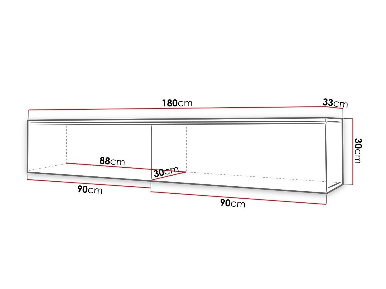 TV galds Sarasota 121 (Votan ozols)