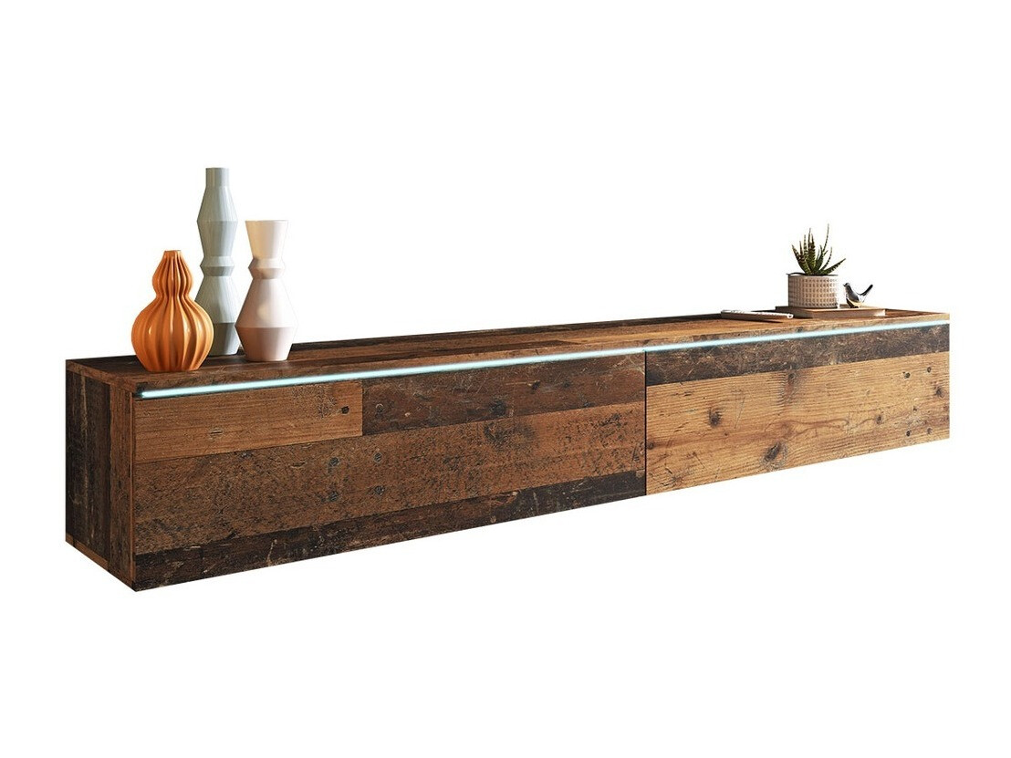 ТВ тумба Sarasota 121 (Состаренное дерево)