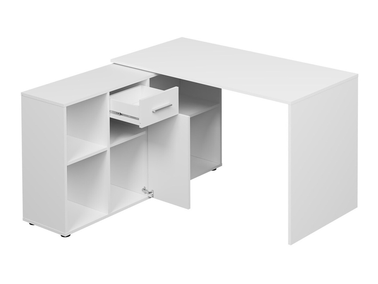 Stūra rakstāmgalds Bristol 122 (Sonomas ozols + Balts)