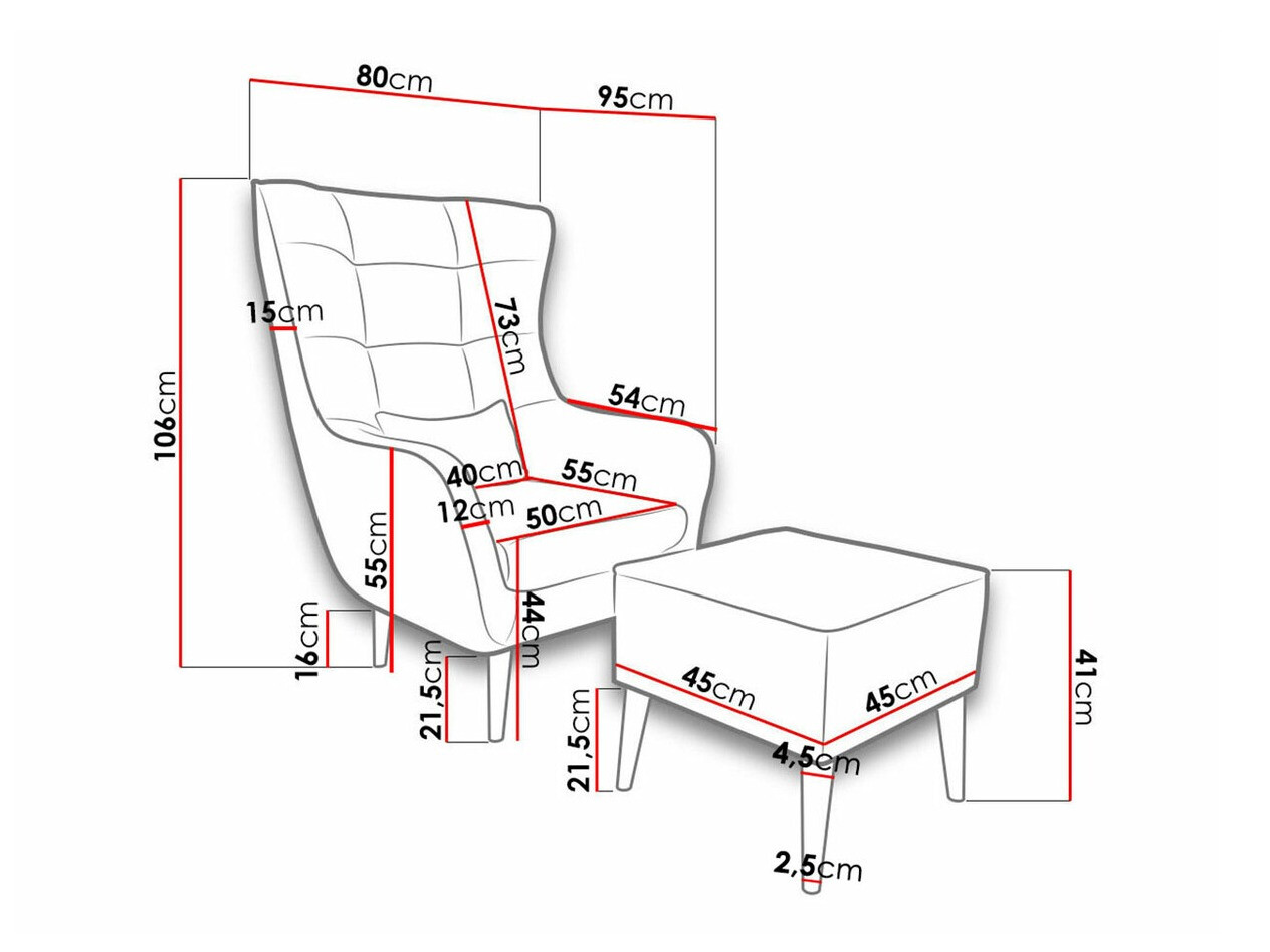 Кресло Comfivo 206 (Kronos 19)
