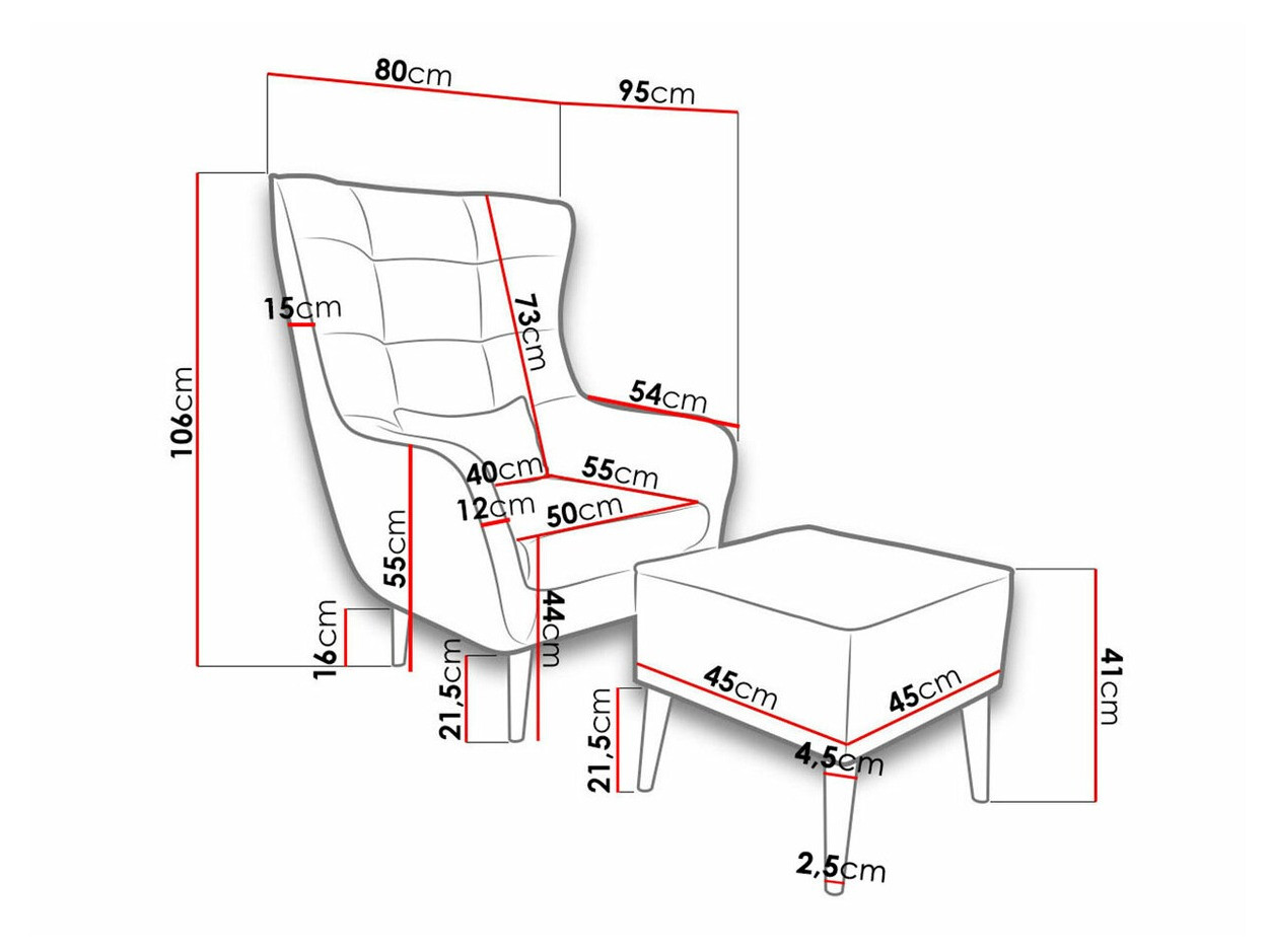 Krēsls Comfivo 206 (Alfa 17)