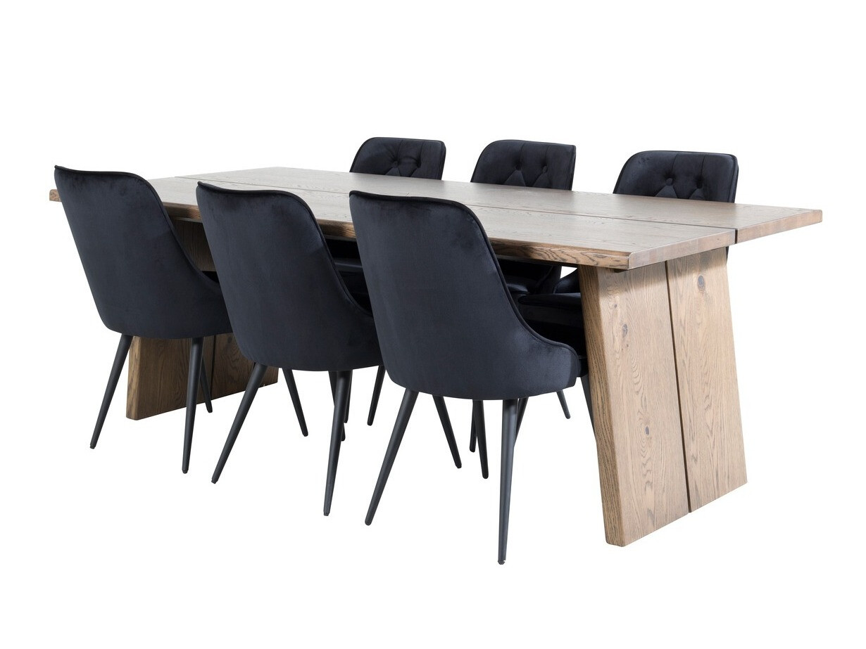 Обеденный гарнитур Dallas 1807 (Чёрный)