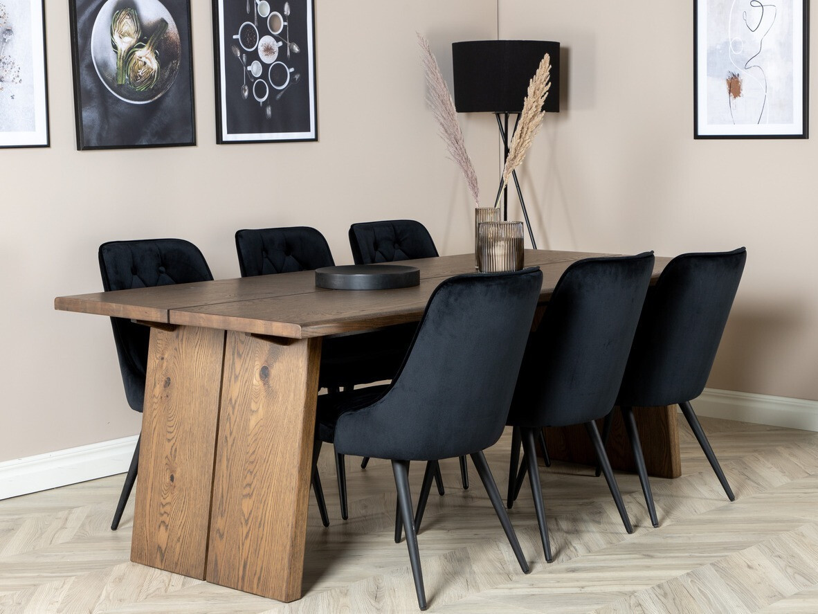 Обеденный гарнитур Dallas 1807 (Чёрный)