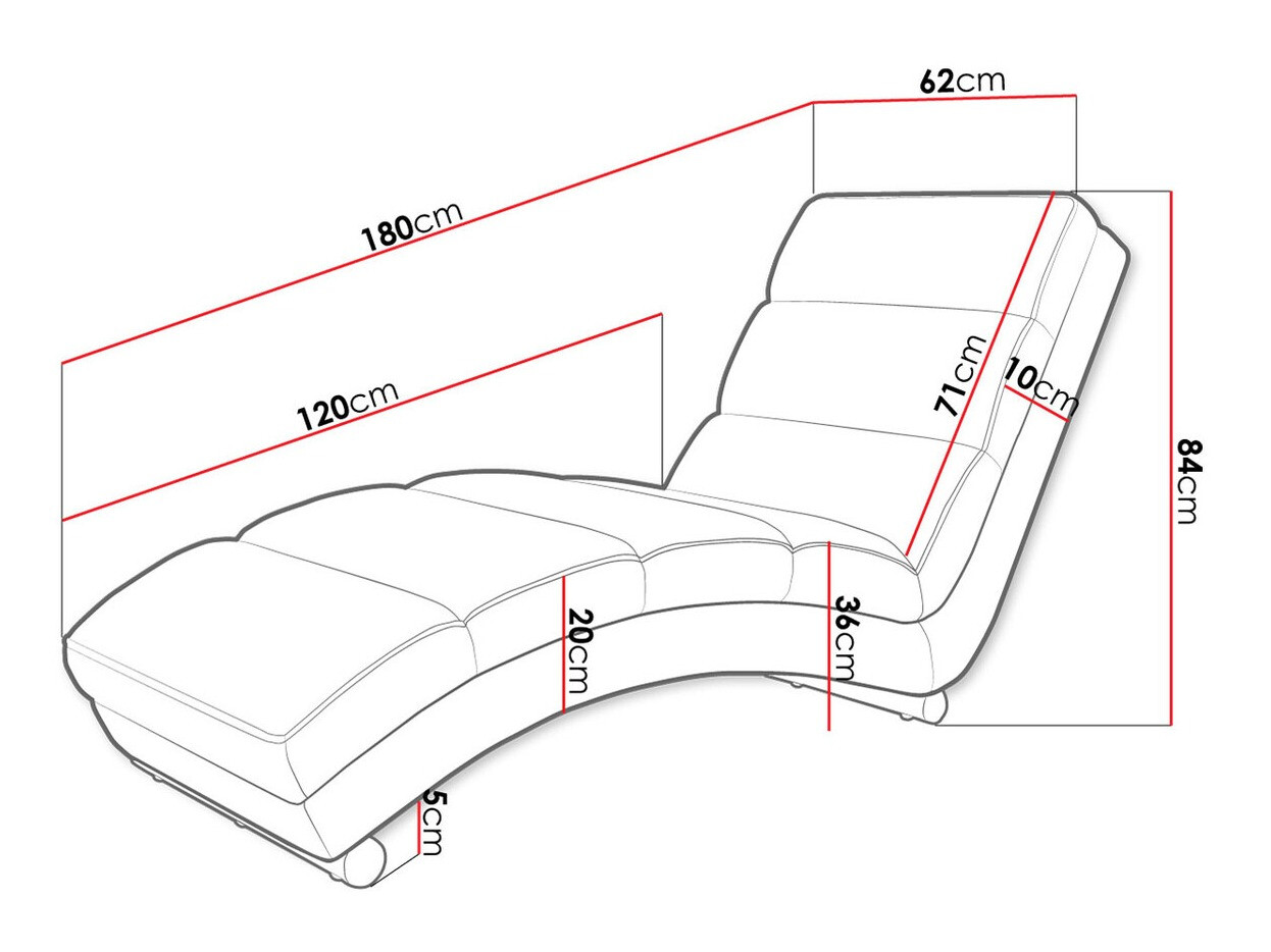 Кушетка Comfivo 109 (Soft 017 + Lawa 06)