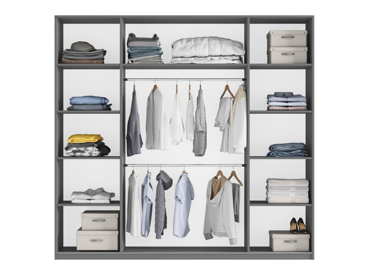 Skapis Honolulu 131 (Pelēks)