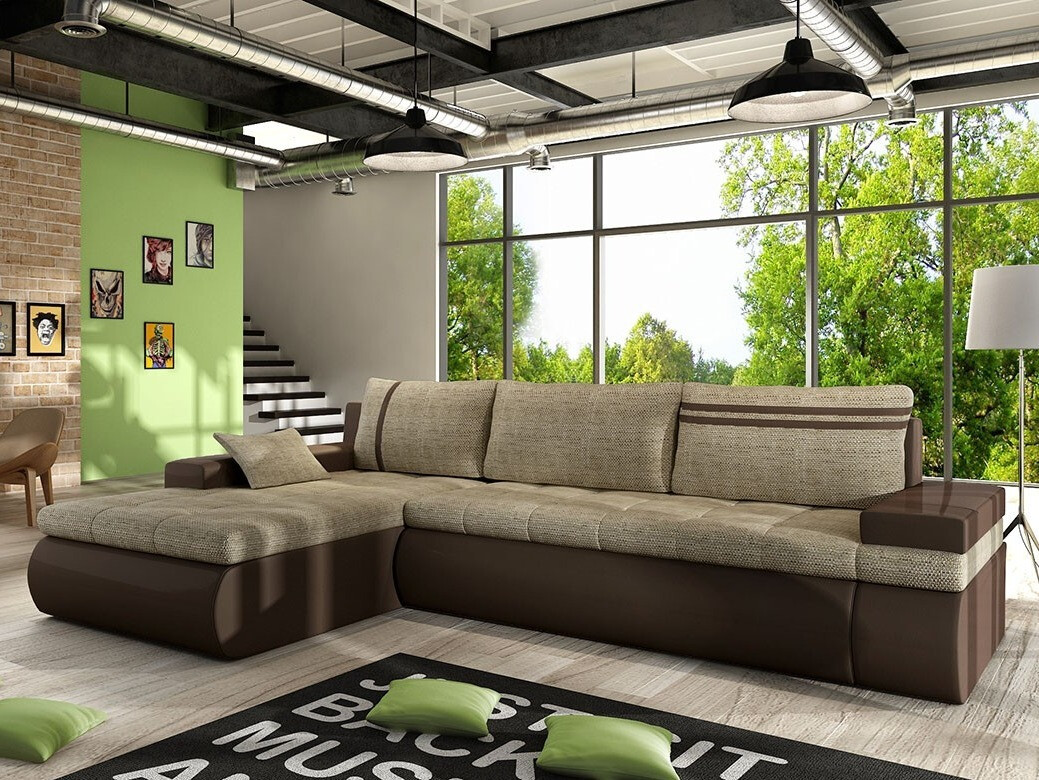 Угловой диван Temple 100 (Soft 066 + Lawa 02)