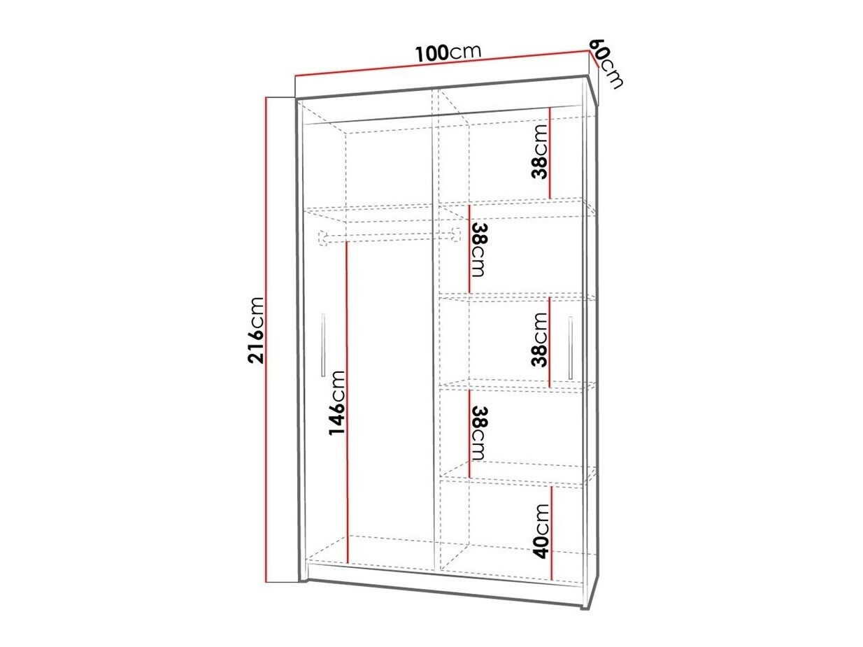 Шкаф Toledo 108 (Белый)