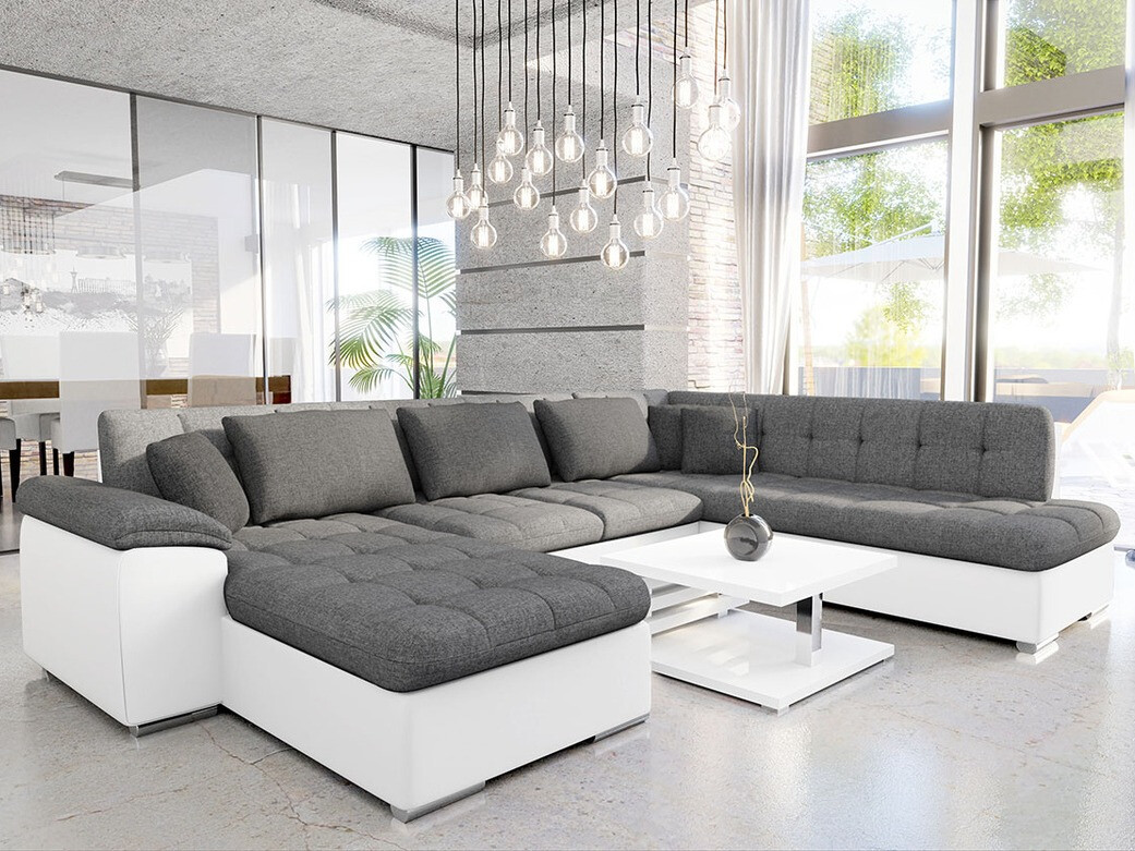 Stūra dīvāns Comfivo Gemma IV (Soft 017 + Lux 05 + Lux 06)