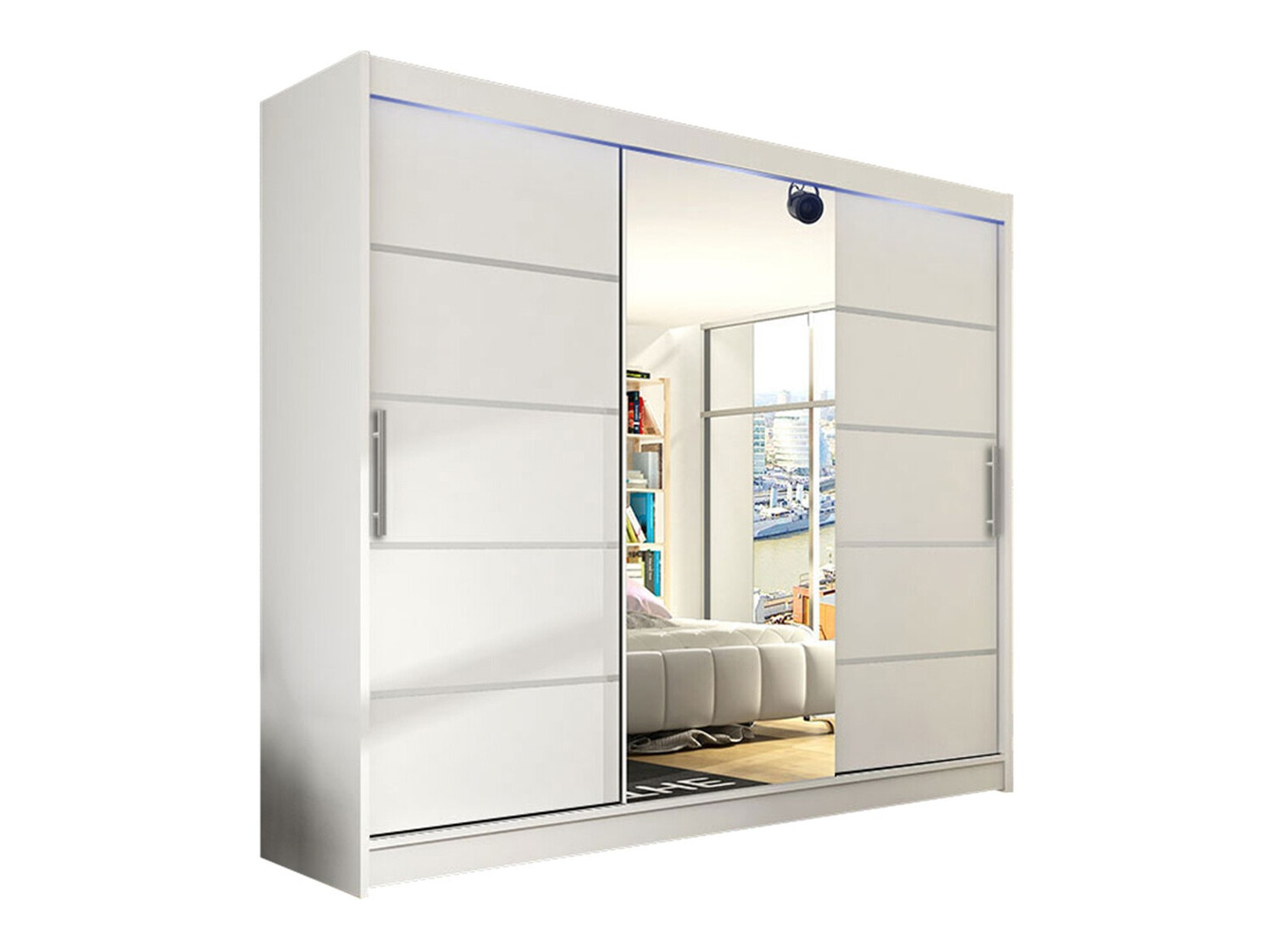 Skapis Closico 131 (Balts)