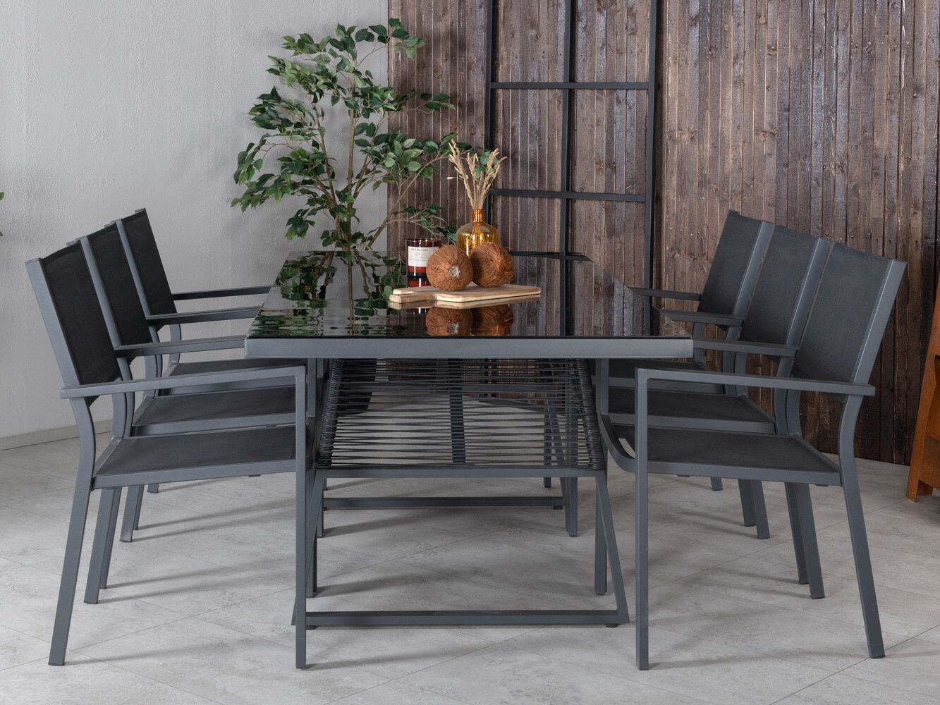 Стол и стулья Dallas 1043