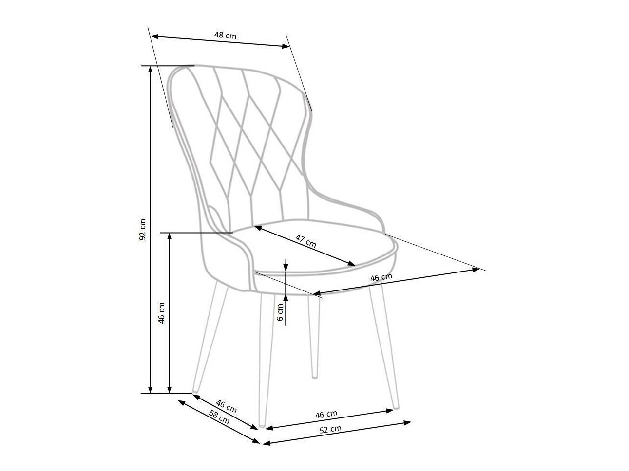 Krēsls Houston 734 (Bordo)
