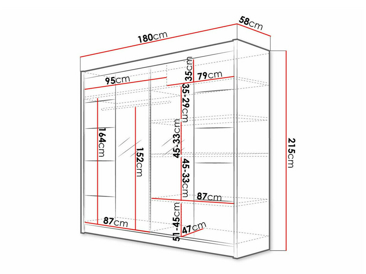 Шкаф Closico 154 (Сонома Дуб)