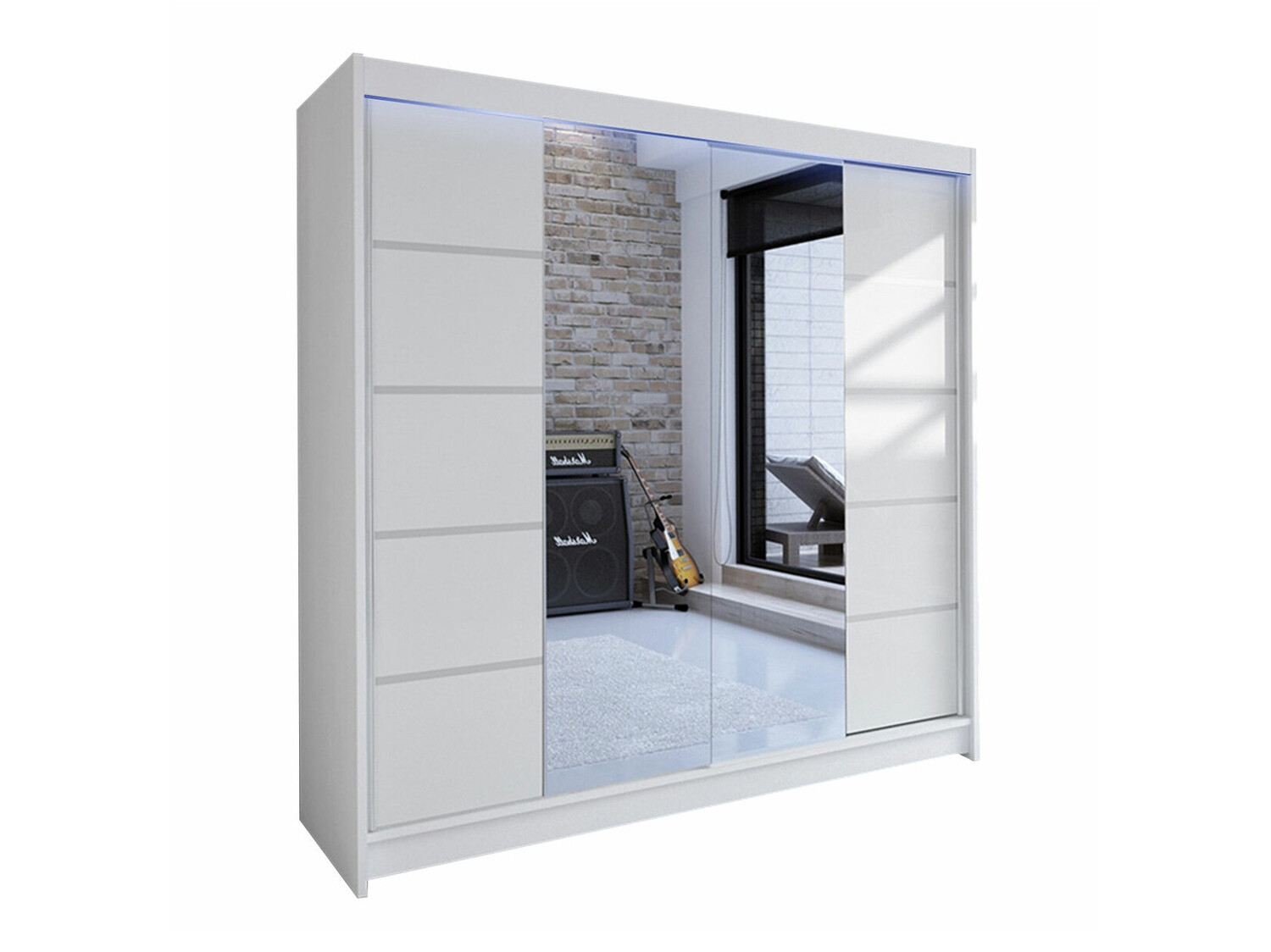 Skapis Closico Cavaris V (Balts)