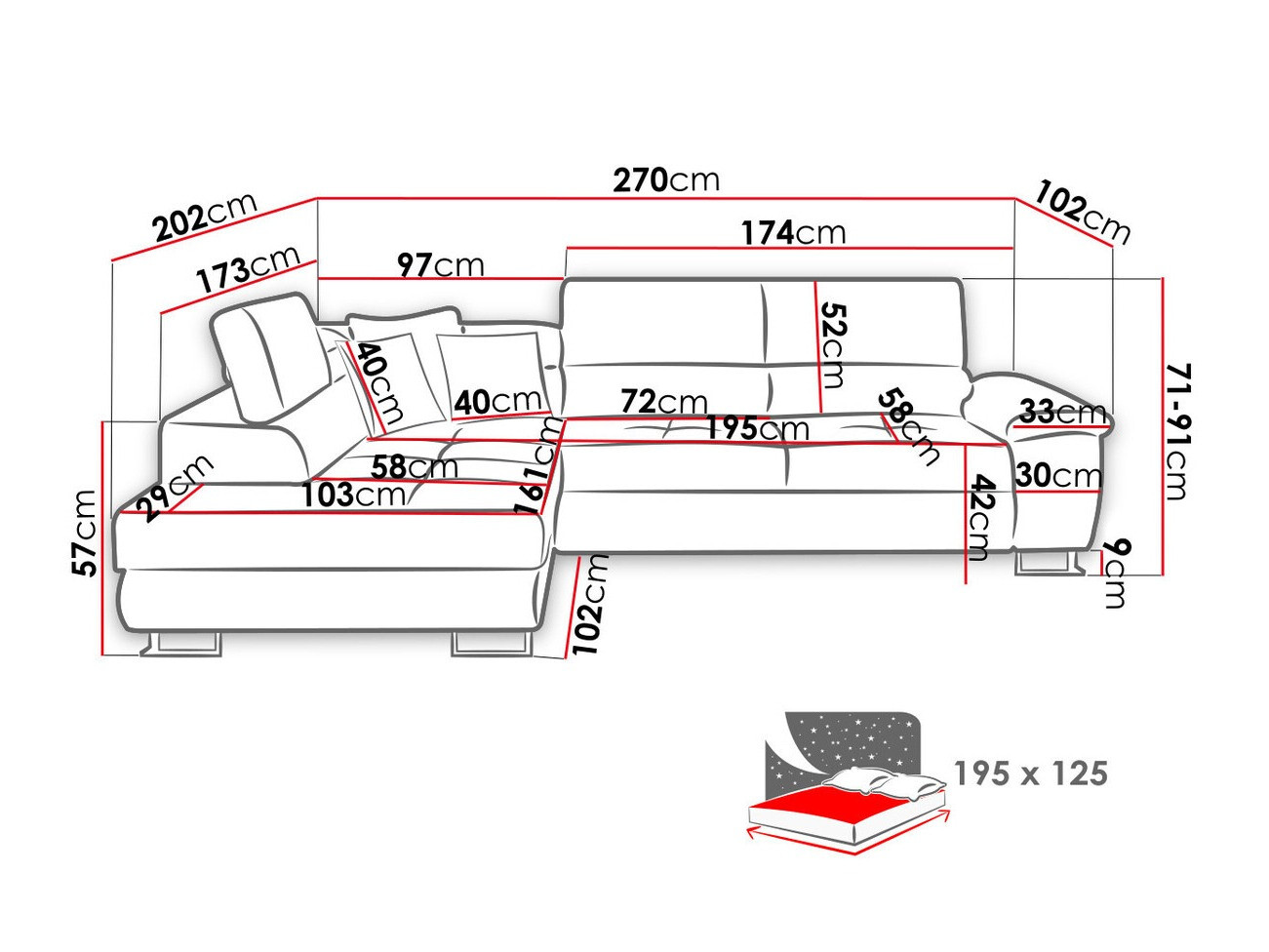 Stūra dīvāns Comfivo 166 (Soft 017 + Uttario Velvet 2971 + Kronos 02)