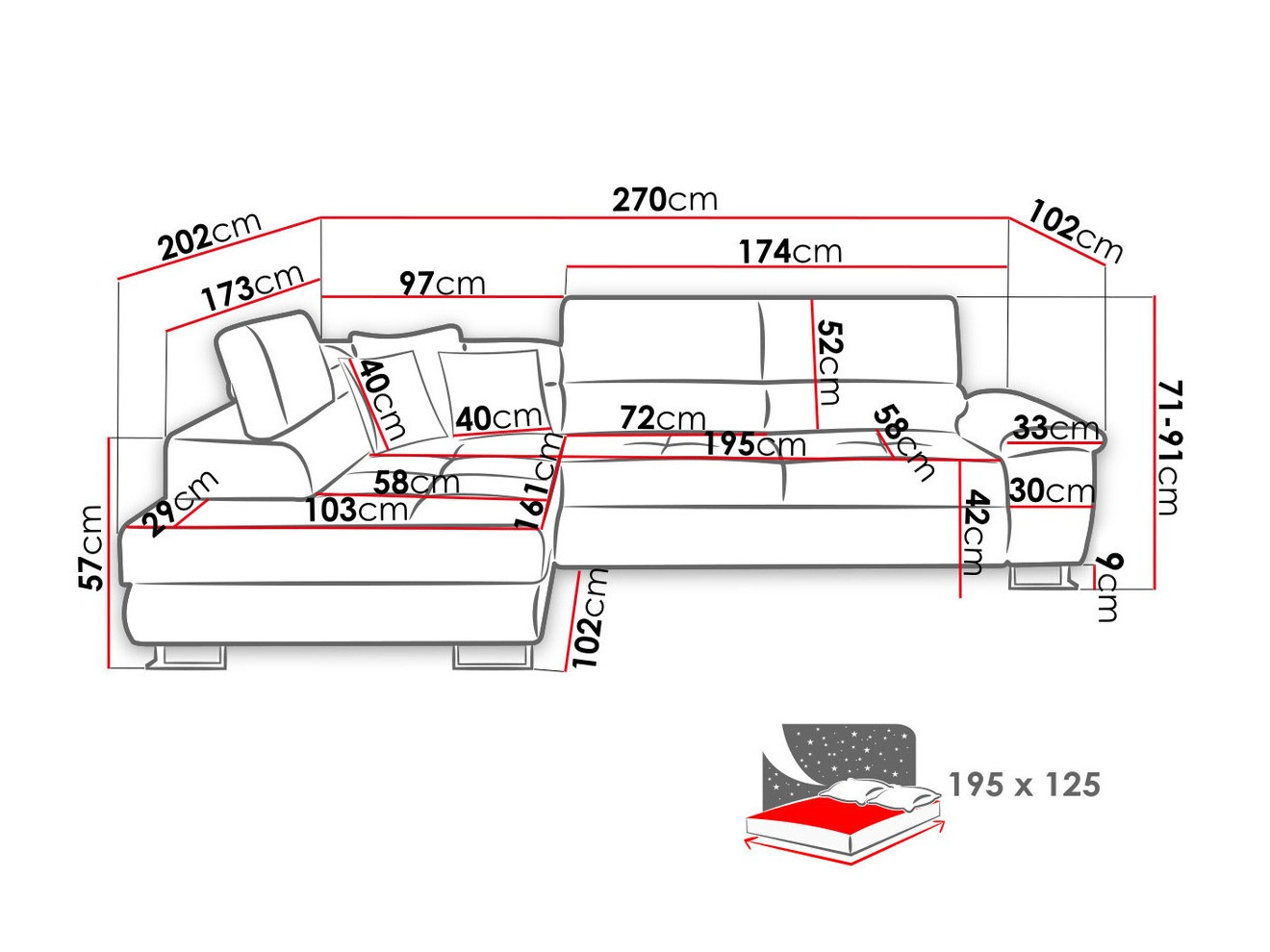 Stūra dīvāns Comfivo 166 (Soft 017 + Uttario Velvet 2979 + Uttario Velvet 2955)