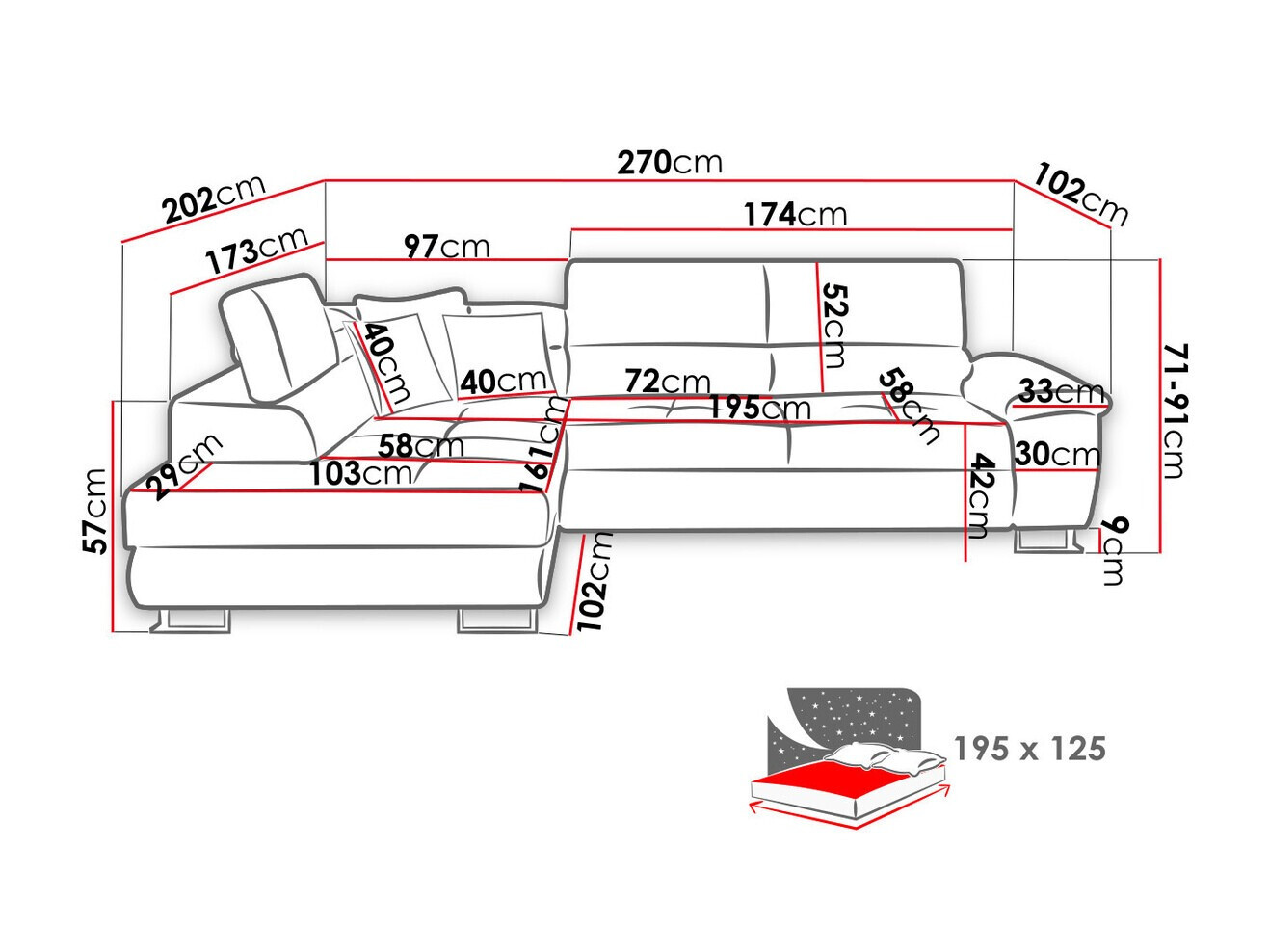 Stūra dīvāns Comfivo 166 (Soft 029 + Uttario Velvet 2971 + Kronos 02)