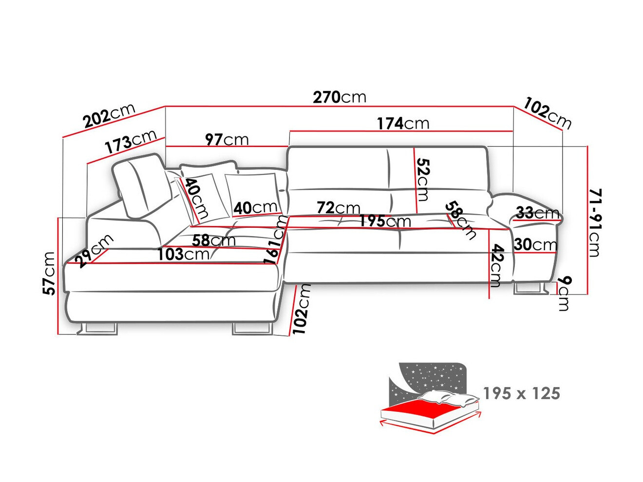 Угловой диван Comfivo 166 (Soft 017 + Uttario Velvet 2971 + Kronos 02)