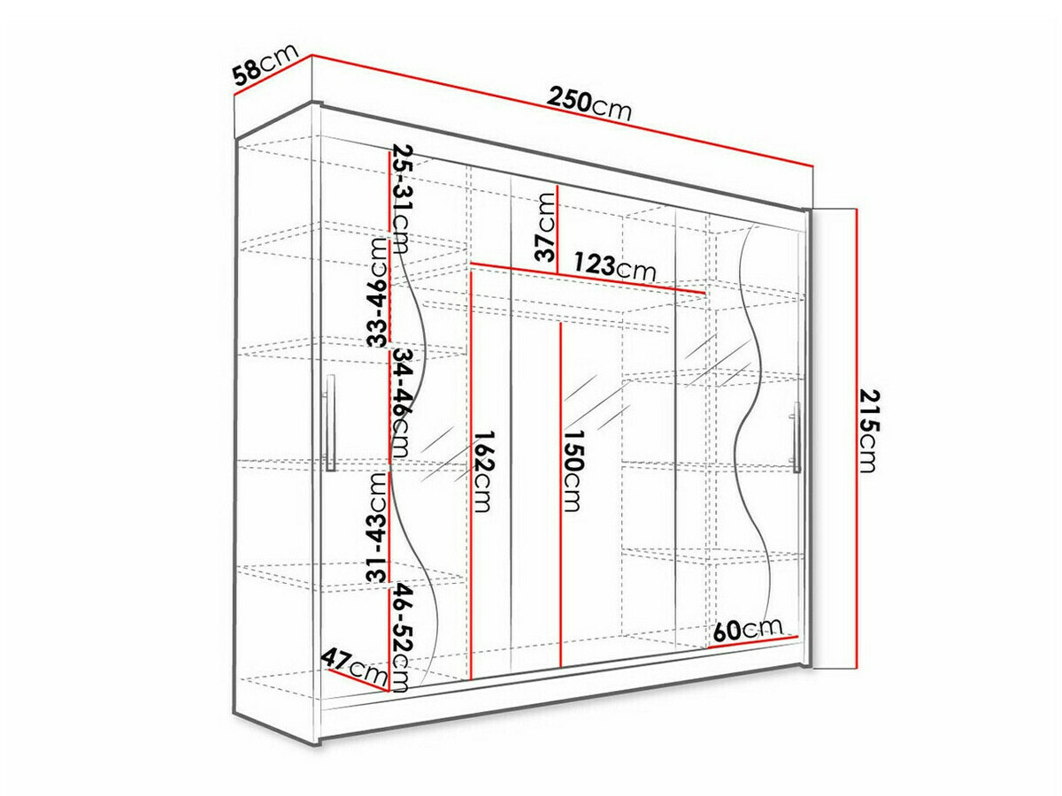 Шкаф Closico 119 (Сонома Дуб)