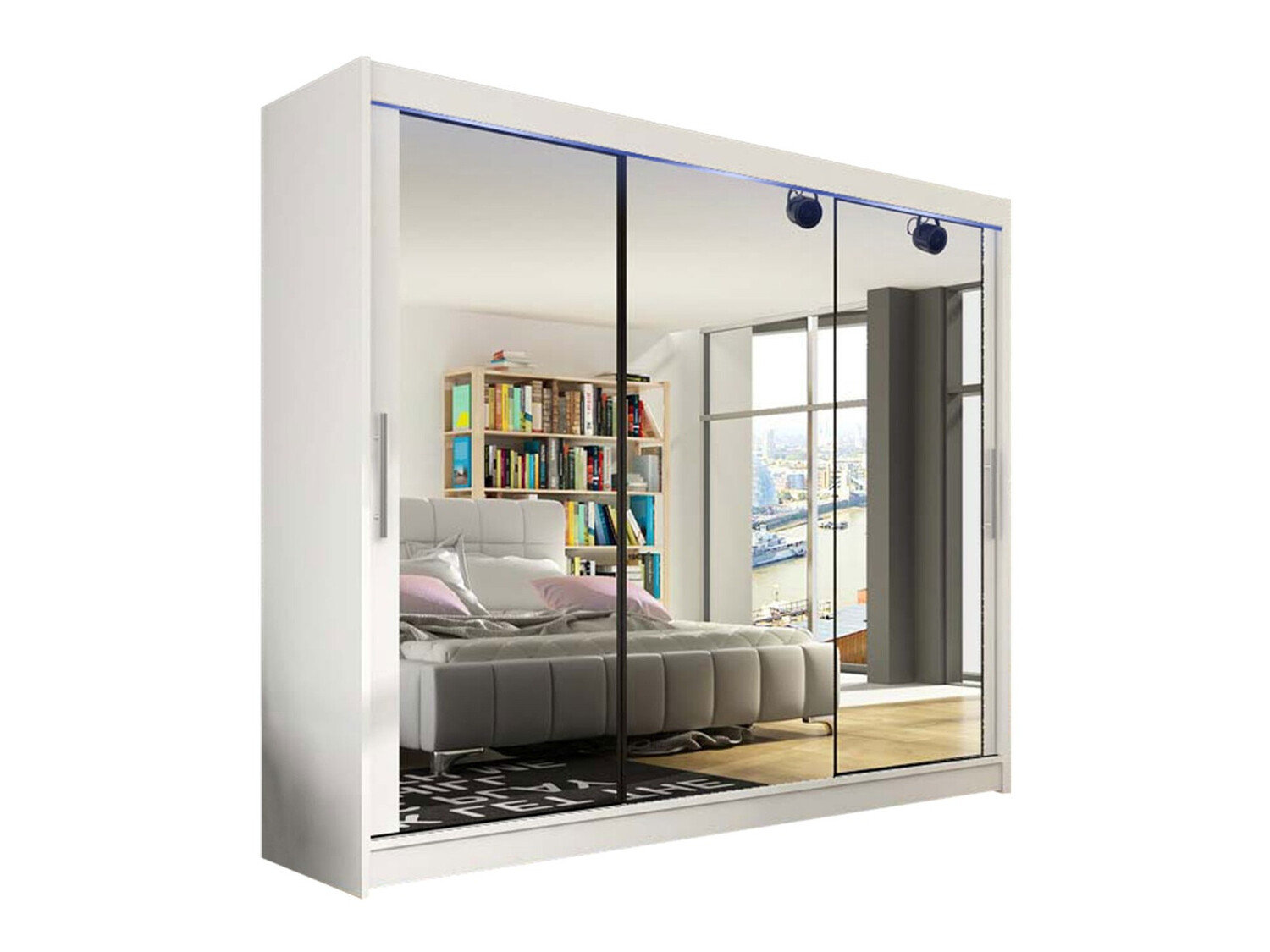 Skapis Closico 119 (Balts)