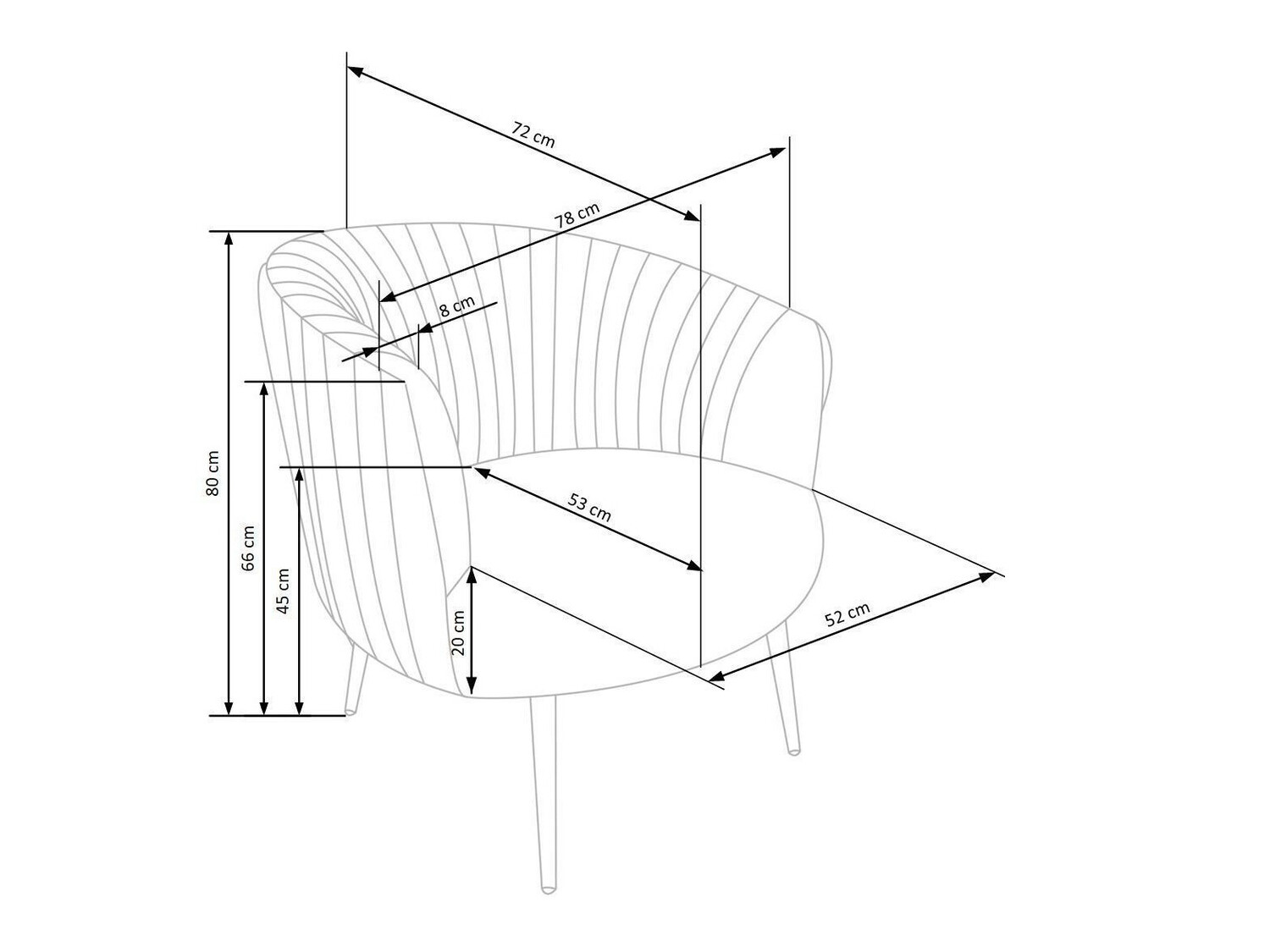 Krēsls Houston 824 (Melns)
