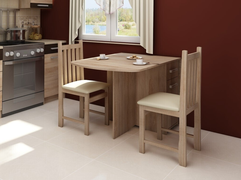 Salokāms galds Gilroy 105 (Sonomas ozols)