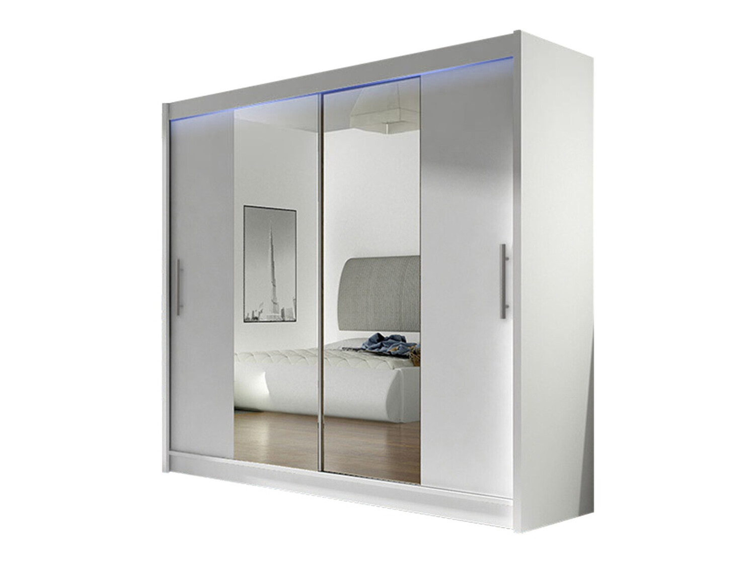 Skapis Closico Pallor II (Balts)