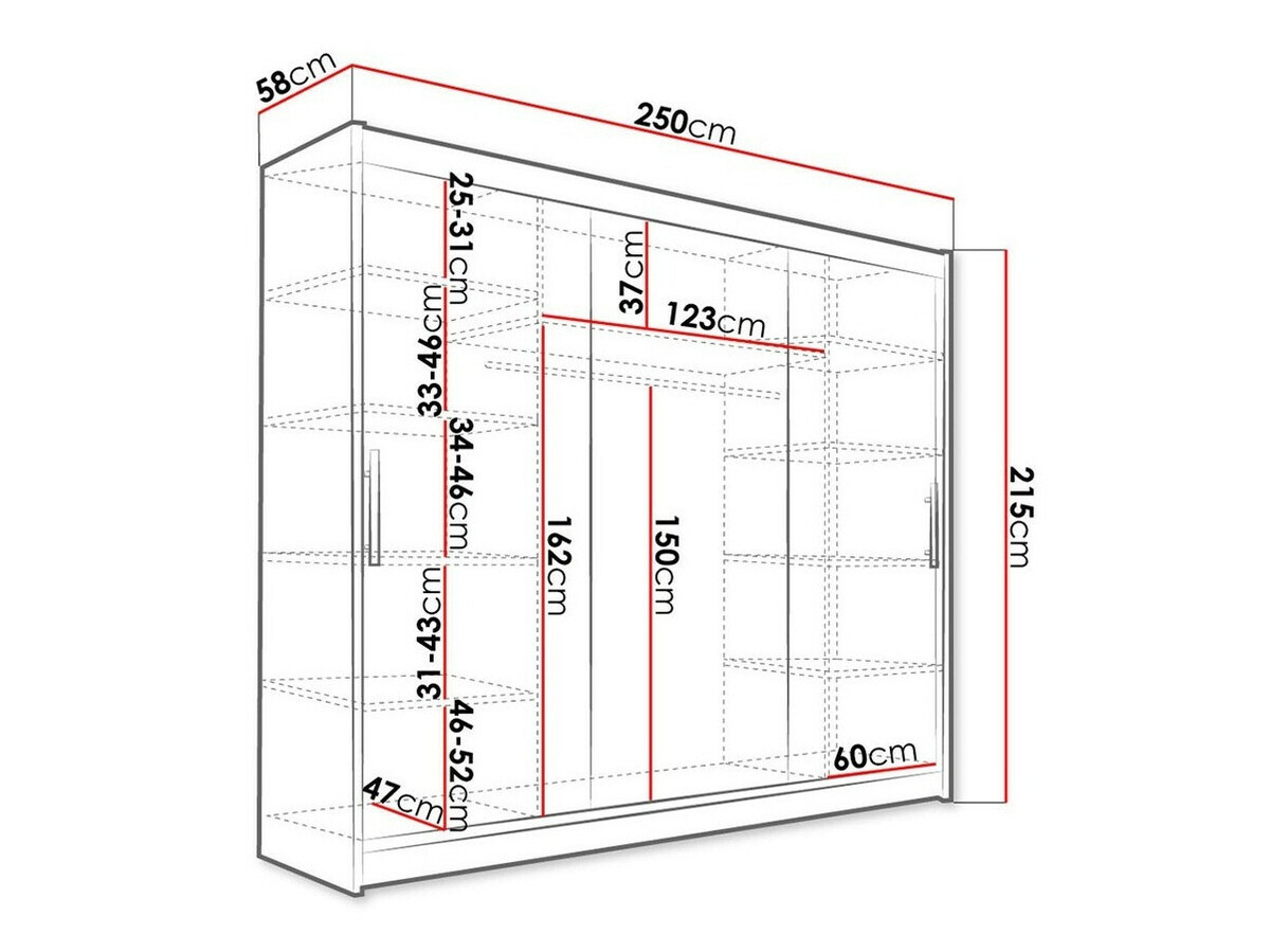 Skapis Closico 118 (Sonomas ozols)