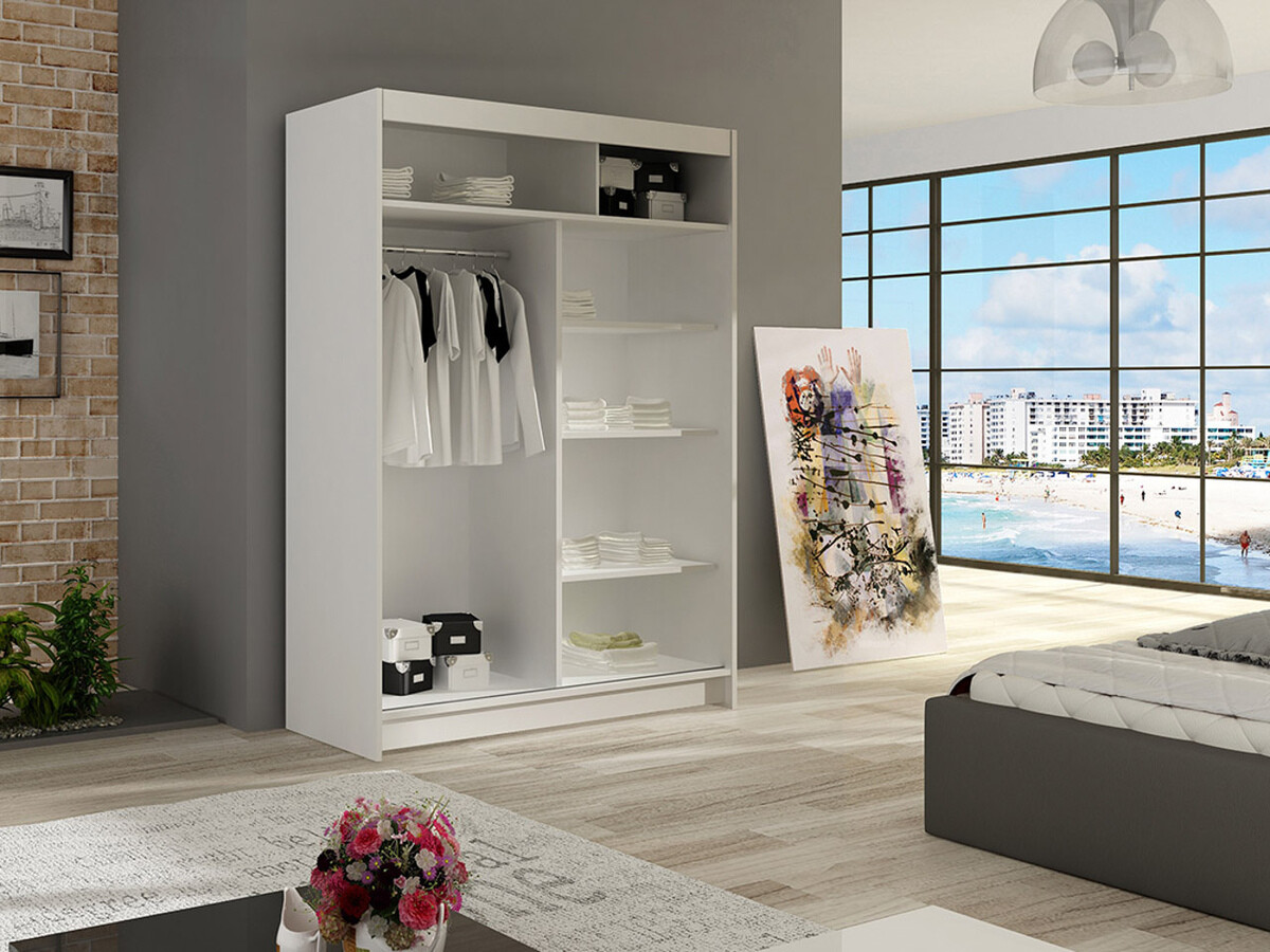 Skapis Closico Pacron II (Balts)