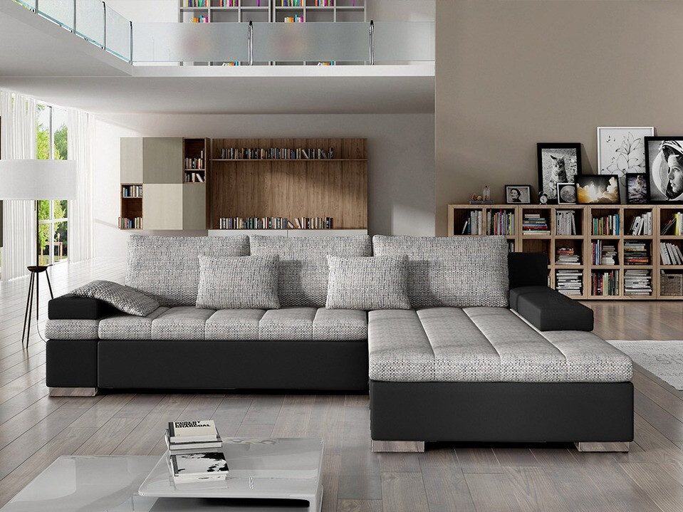 Угловой диван Comfivo 113 (Soft 011 + Lawa 05)